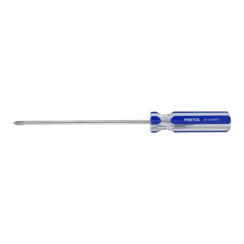 21472 - Desarmador de cruz 3/16 x 6" mango de PVC, Pretul