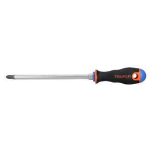 100839 - Desarmador de cruz 3/8" x 8" mango Comfort Grip, Truper