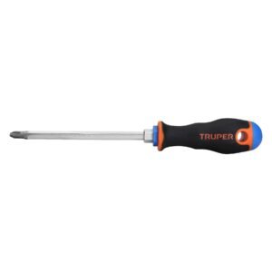 18548 - Desarmador de cruz 5/16" x 6" mango Comfort Grip, Truper