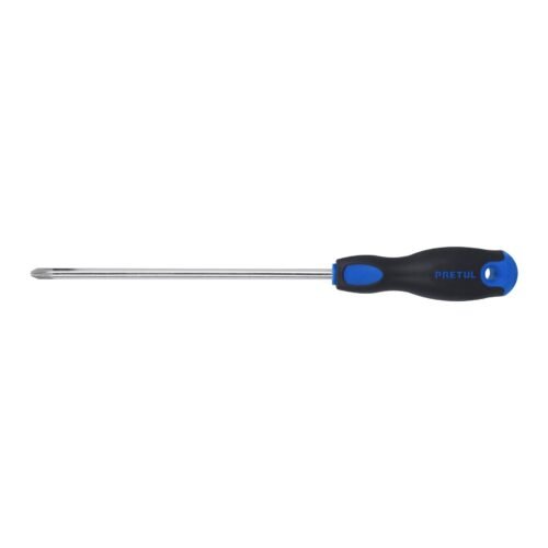 28088 - Desarmador de cruz 5/16" x 8" mango Comfort Grip, Pretul