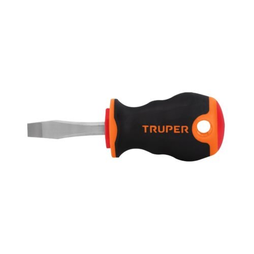 14003 - Desarmador plano 1/4" x 1-1/2" mango Comfort Grip, Truper