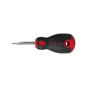 21483 - Desarmador plano 1/4" x 1-1/2"mango Comfort Grip, Pretul