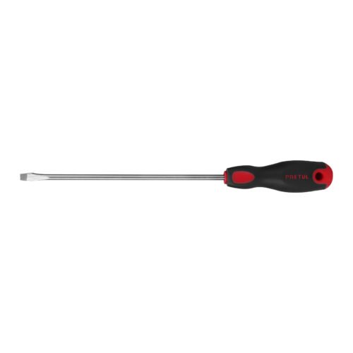 21482 - Desarmador plano 1/4" x 8"mango Comfort Grip, Pretul