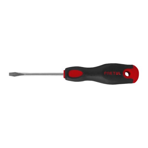 21478 - Desarmador plano 3/16 x 3" mango Comfort Grip, Pretul