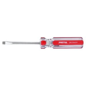 21456 - Desarmador plano 3/16 x 3" mango de PVC, Pretul