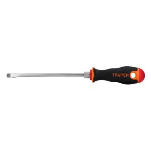 100832 - Desarmador plano 3/16" x 6" mango Comfort Grip, Truper