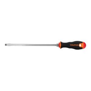 18546 - Desarmador plano 5/16" x 10" mango Comfort Grip, Truper