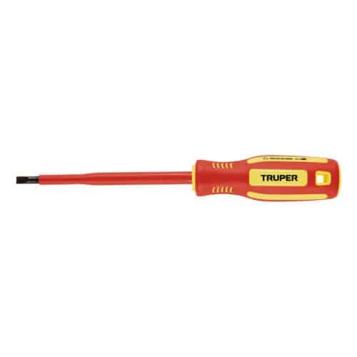 DR-7-32X5D.jpg 102242 - Desarmador dieléctrico plano 7/32" x 5", Truper