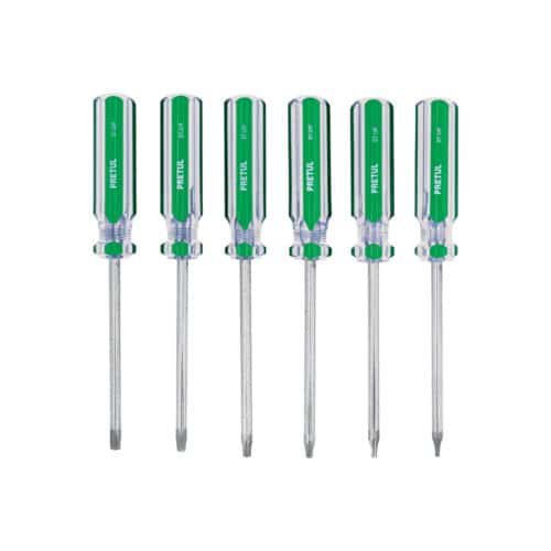 27192 - Juego de 6 desarmadores Torx mango de PVC, Pretul