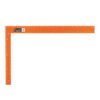 101386 - Escuadra 16"x24" de aluminio color naranja para cantero