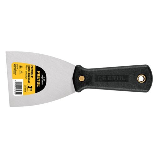 E-3F.jpg 21516 - Espátula flexible 3" con mango de plástico, Pretul