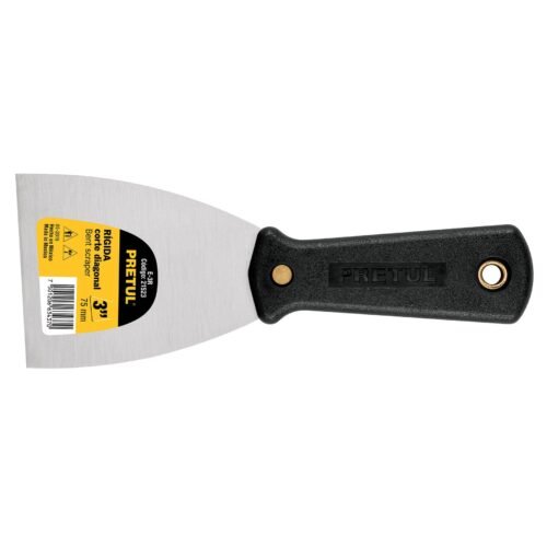 21523 - Espátula rígida 3" con mango de plástico, Pretul