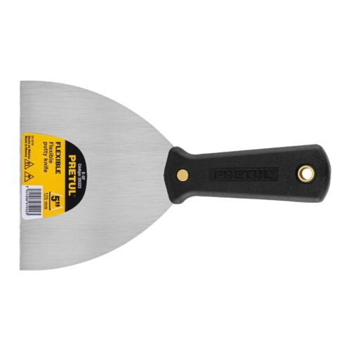 E-5F.jpg 20323 - Espátula flexible 5" con mango de plástico, Pretul