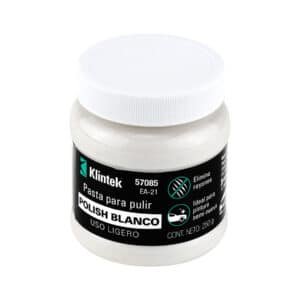 57085 - Polish en pasta blanca para auto, 250 g, uso ligero, KLINTEK