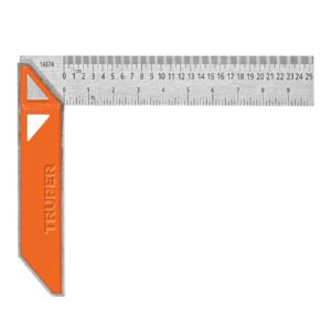 14374 - Escuadra 10" para carpintero con mango 100% de aluminio
