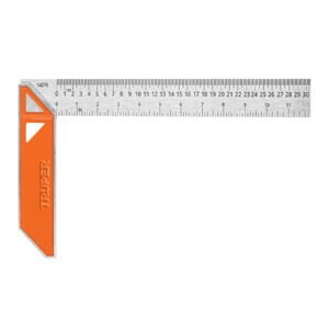 14376 - Escuadra 12" para carpintero con mango 100% de aluminio