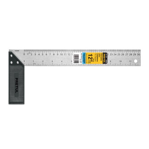 26089 - Escuadra 12" para carpintero, Pretul