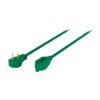 48032 - Extensión eléctrica doméstica 8 m clavija plana, verde