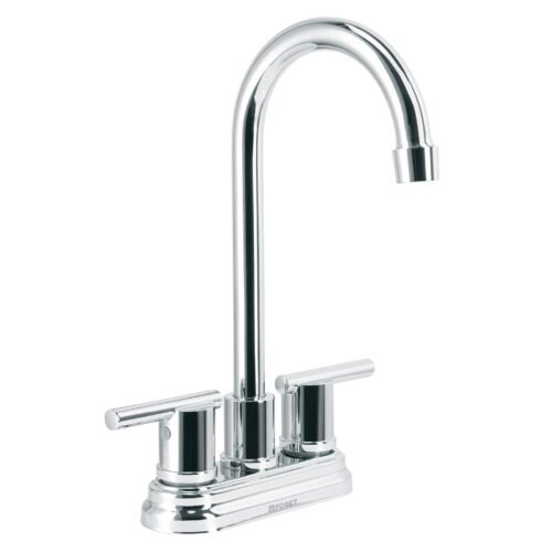 49930 - Mezcladora cromo 4" para lavabo cuello tipo bar, Element