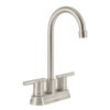 49942 - Mezcladora satín 4" para lavabo cuello tipo bar, Element