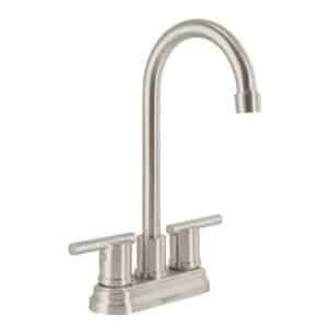 49942 - Mezcladora satín 4" para lavabo cuello tipo bar, Element