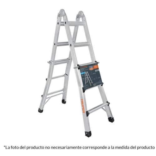 101884 - Multiescalera telescópica,4.5 m,capacidad de carga 150 kg