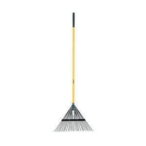 14342 - Escoba metálica para jardín, recta, 24 dientes, mango 54"