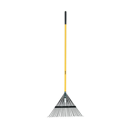 14342 - Escoba metálica para jardín, recta, 24 dientes, mango 54"