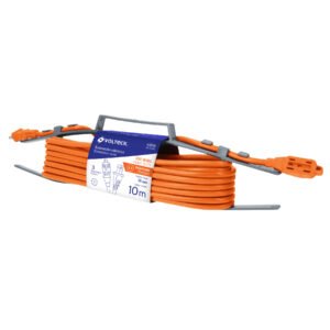 48046 - Extensión eléctrica de uso rudo 10 m 2x16 AWG, Volteck