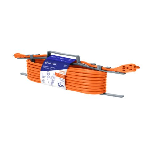 48047 - Extensión eléctrica de uso rudo 12 m 2x16 AWG, Volteck
