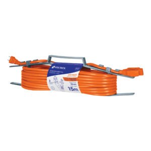 48048 - Extensión eléctrica de uso rudo 15 m 2x16 AWG, Volteck