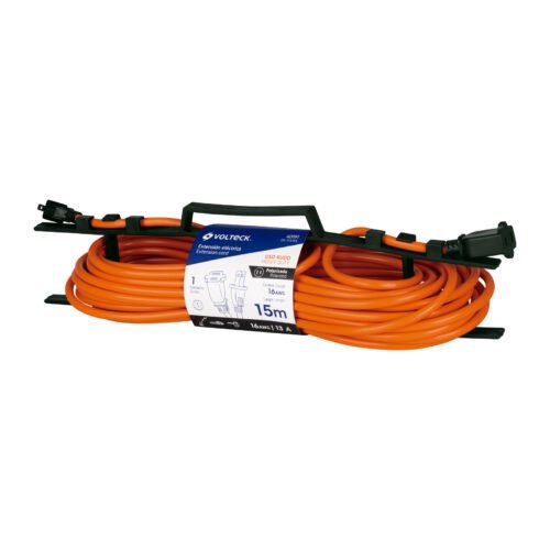 ER-15X16S.jpg 40191 - Extensión eléctrica uso rudo 15 m 2x16 AWG para 1 clavija
