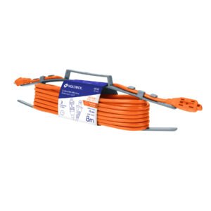 48045 - Extensión eléctrica de uso rudo 8 m 2x16 AWG, Volteck