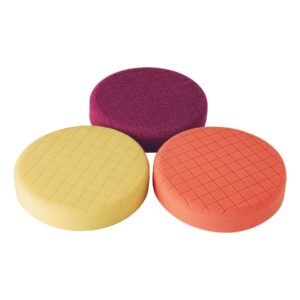 102740 - Juego de 3 esponjas p/pulir de 6" hook and loop,TRUPER
