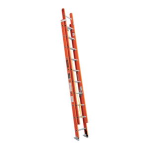 100228 - Escalera de extensión, tipo II, 20 peldaños, fibra de vidrio