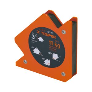 12119 - Escuadra magnética p/soldar, 3", capacidad 11 kg, TRUPER