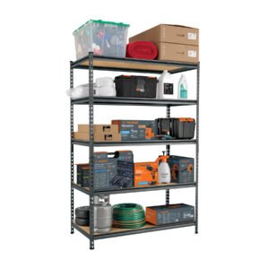 29024 - Estante metálico 5 repisas MDP cap. 60 Kg,180x60x120, PRETUL