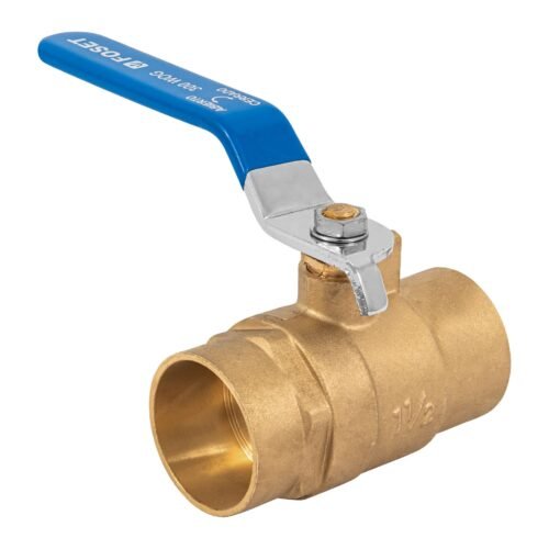 49010 - Válvula de esfera de latón, soldable 1-1/2", Foset