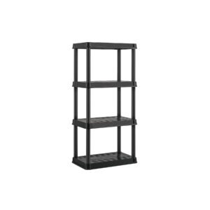 20682 - Estante plástico 4 repisas cap. 45 Kg, 125x38x61, PRETUL