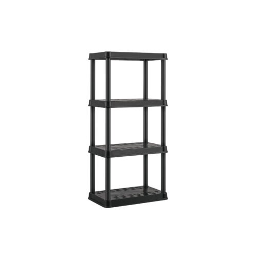 20682 - Estante plástico 4 repisas cap. 45 Kg, 125x38x61, PRETUL