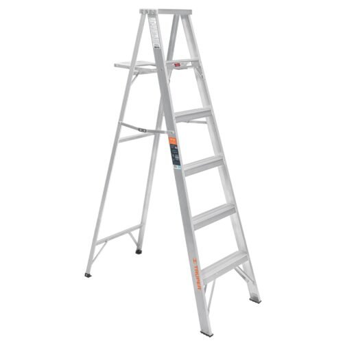 10450 - Escalera de tijera 100% aluminio tipo ll 5 peldaños, Truper