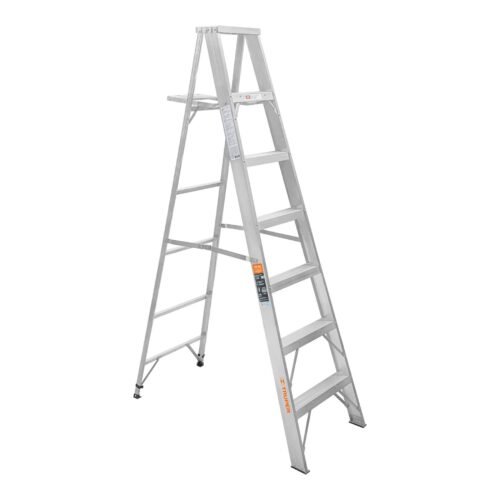 10459 - Escalera de tijera 100% aluminio tipo ll 6 peldaños, Truper