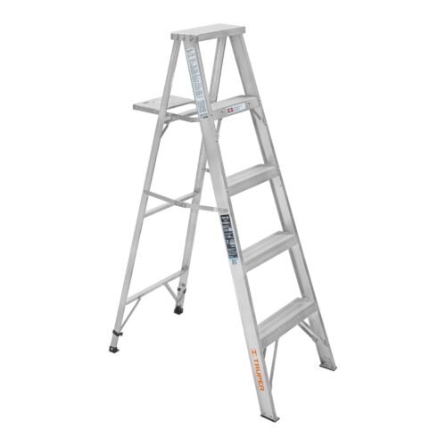10438 - Escalera de tijera 100% aluminio tipo lll 4 peldaños, Truper