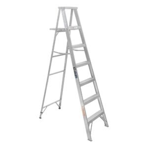 10442 - Escalera de tijera 100% aluminio tipo lll 6 peldaños, Truper