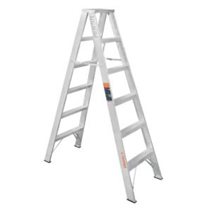 10496 - Escalera de tijera doble, tipo ll, 5 escalones, Truper
