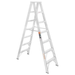 10497 - Escalera de tijera doble, tipo ll, 6 escalones, Truper
