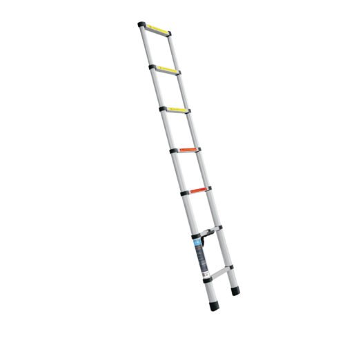 101904 - Escalera telescópica,13 peldaños, tipo II, capacidad 102kg