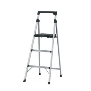 16764 - Escalera tubular plegable, 3 peldaños, aluminio, Truper