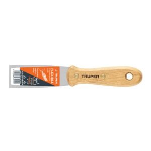 14447 - Espátula flexible 1" con mango de madera, Truper