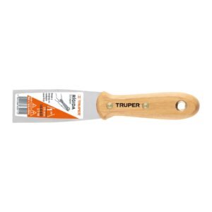 14440 - Espátula rígida 1" con mango de madera, Truper
